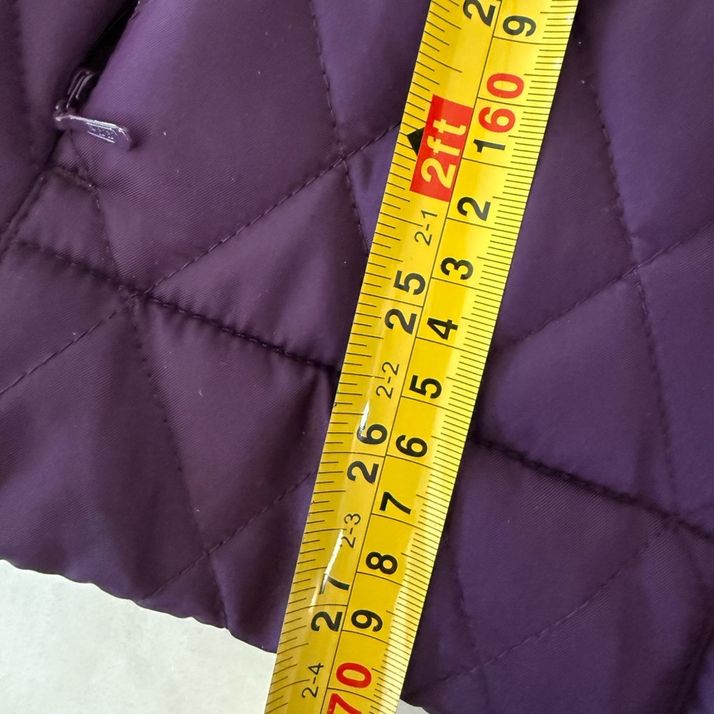 Pendleton Jacket Women's Large Purple Belted Quil… - image 4